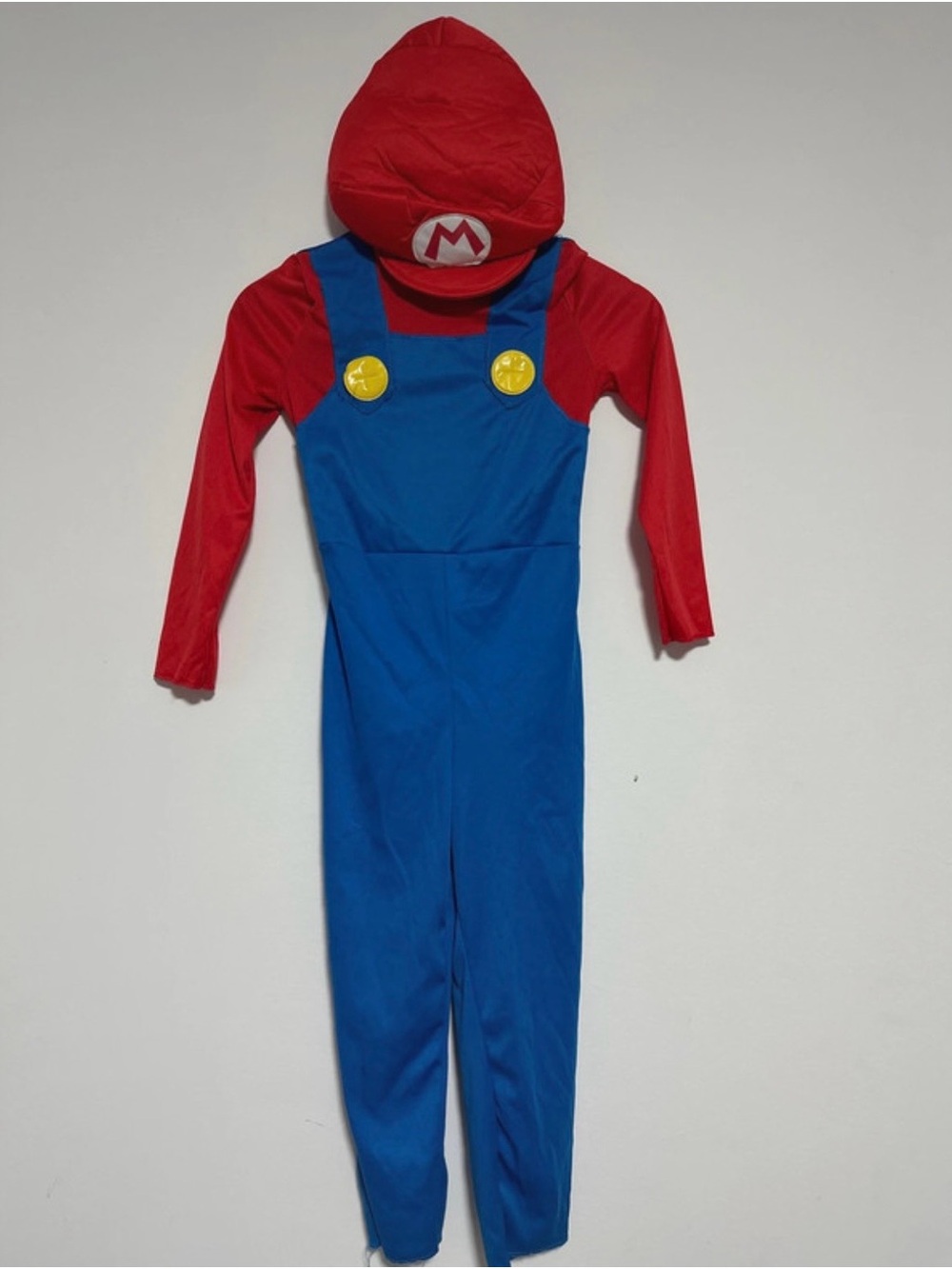 Mario Bros. Super Mario 2pc Halloween Costume Boys Kids Youth Disguise Hat